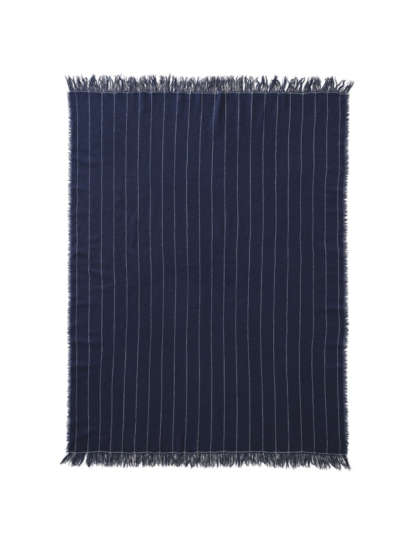 Menu - Battus plaid, 130x185, Indigo